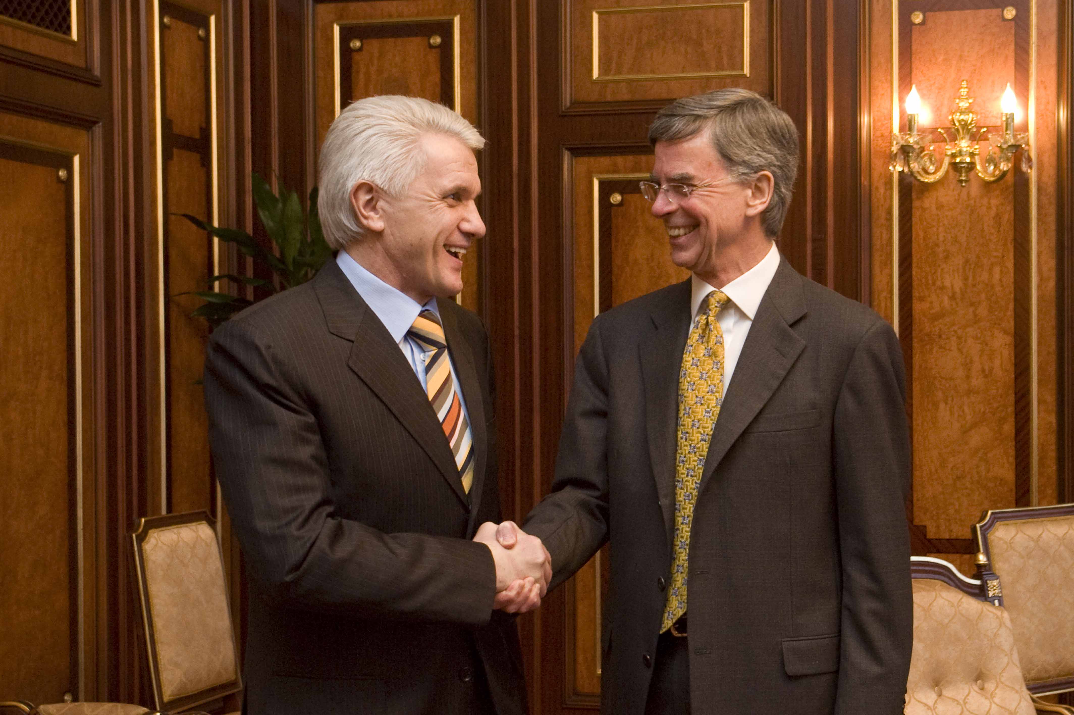 Володимир Литвин у середу прийняв Надзвичайного і Повноважного Посла США в Україні Уільяма Тейлора