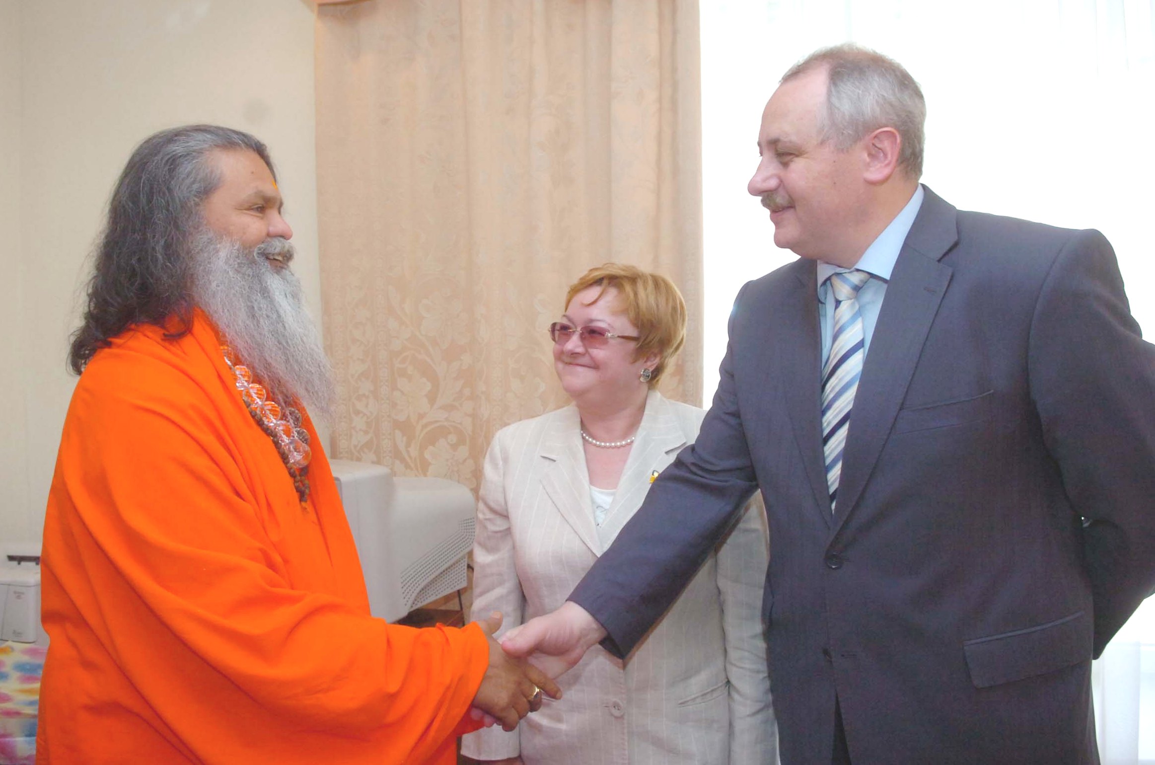 Відбулася зустріч представників депутатської фракції «Блок Литвина» у Верховній Раді України з духовним вчителем з Індії Сваміджі