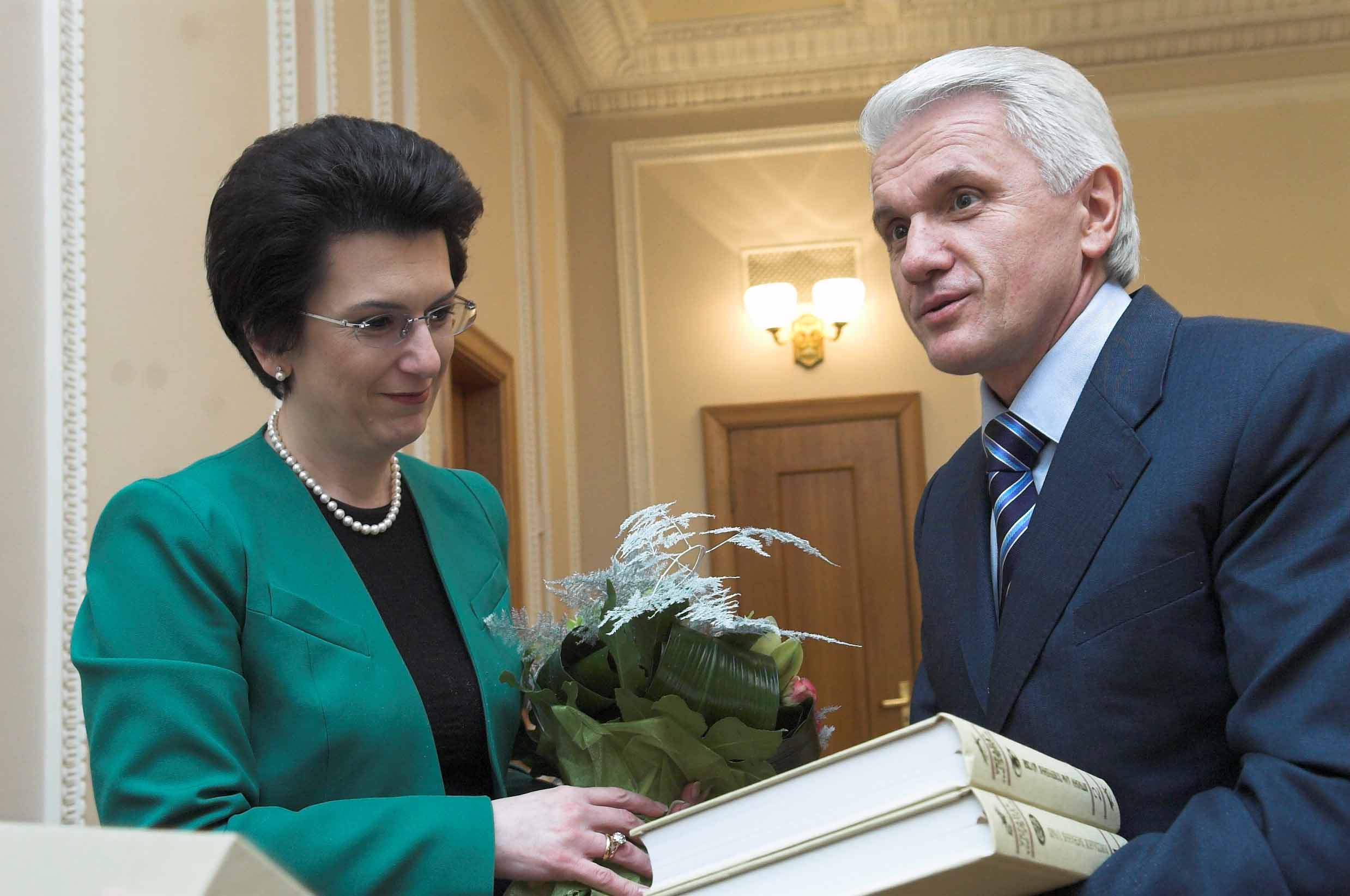 Володимир Литвин зустрівся з лідером опозиційної сили «Демократичний рух – Єдина Грузія» Н.А.Бурджанадзе