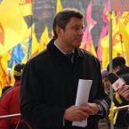 Протест киян проти політики мера Київа Л.М. Черновецького 26.02.2009 року