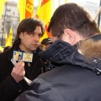 Протест киян проти політики мера Київа Л.М. Черновецького 26.02.2009 року