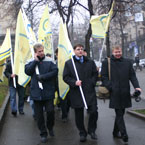 Акція проти підвищення тарифів на ЖКХ біля КМДА