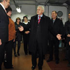 Голова Верховної Ради України, Голова Народної Партії Володимир Литвин розпочав свій робочий візит у Запорізьку область