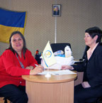 Народники Запоріжжя привітали оберегівців зі святами