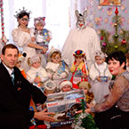 На Полтавщині вітають дітей із зимовими святами