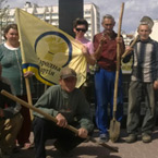 Крымские народники приняли участие в субботниках