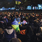 Евромайдан будил Днепропетровск